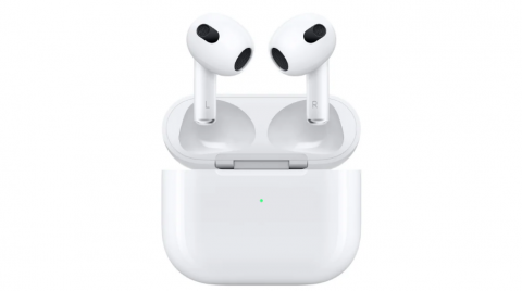 Bevielės ausinės - laisvų rankų įranga Apple AirPods 4 MXP63 (4 karta) su triukšmo slopinimo sistema (ANC)